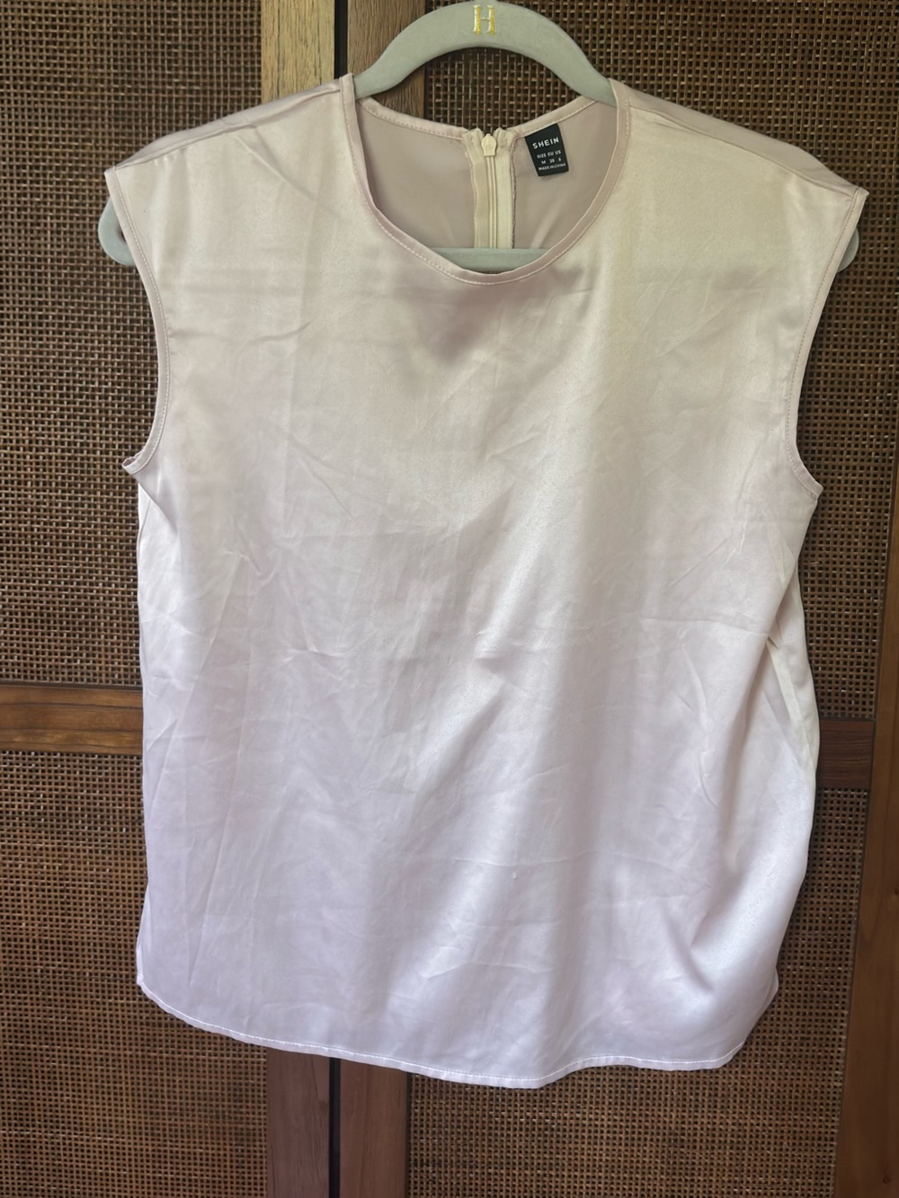 SHEIN Light Blush Pink Sleeveless Round Neck Camisole